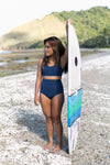 Highwaist Bikini Bottom (Navy)