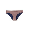 Reversible Brief Bikini Bottom (Nude & Navy)