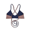 Reversible Cross-Training Bikini (Nude & Navy)