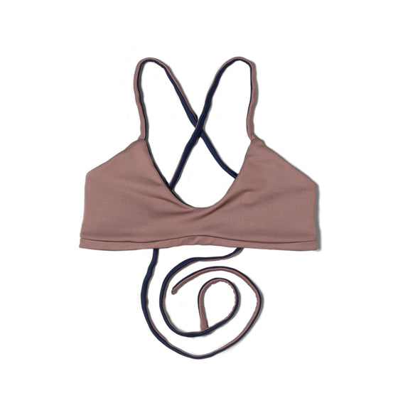 Reversible Cross-Training Bikini (Nude & Navy)