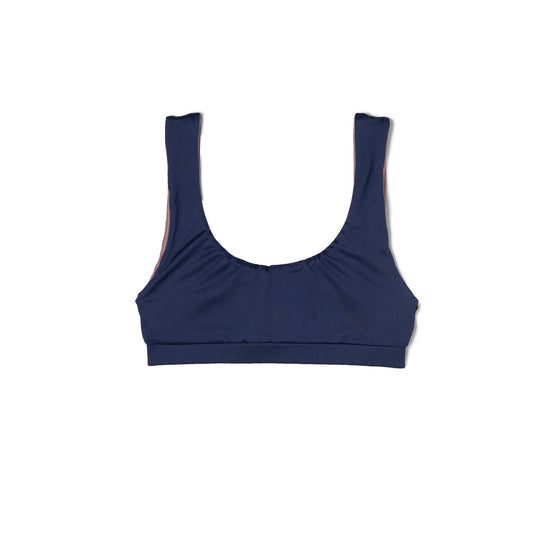 Reversible Sports Tank Bikini (Nude & Navy)