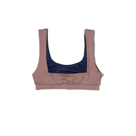 Reversible Sports Tank Bikini (Nude & Navy)